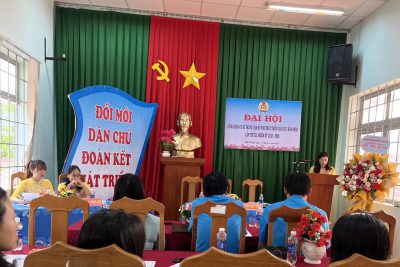 Đại hội Công đoàn cơ sở Trung tâm hỗ trợ phát triển giáo dục hòa nhập tỉnh Đắk Nông nhiệm kỳ 2023 – 2028
