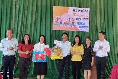 Hoạt động kỷ niệm Ngày người khuyết tật Việt Nam (18/4) tại Trung tâm hỗ trợ phát triển giáo dục hòa nhập tỉnh Đắk Nông