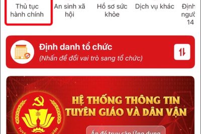 Hướng dẫn sử dụng chức năng “Đánh giá việc cung ứng dịch vụ hành chính công” trên ứng dụng VNeID